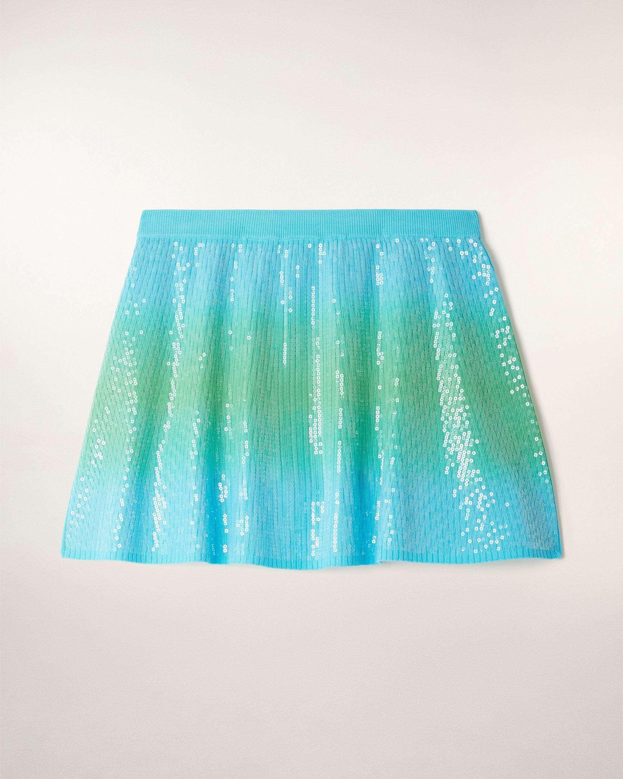 Jupe Mini Dip Dye À Sequins