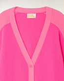 Pull Cardigan Bicolore