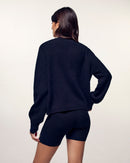 Pull Cardigan Boutons Coeur Strass