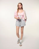 Pull Cardigan Cachemire Brossé