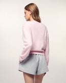 Pull Cardigan Cachemire Brossé