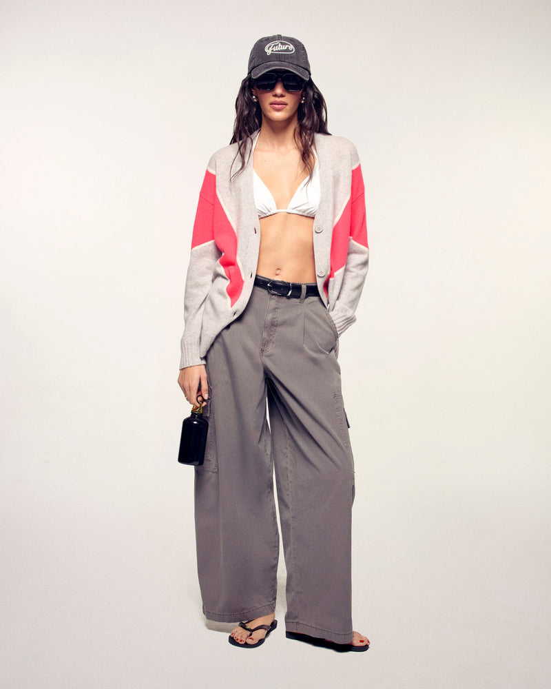 Pull Cardigan Color Block