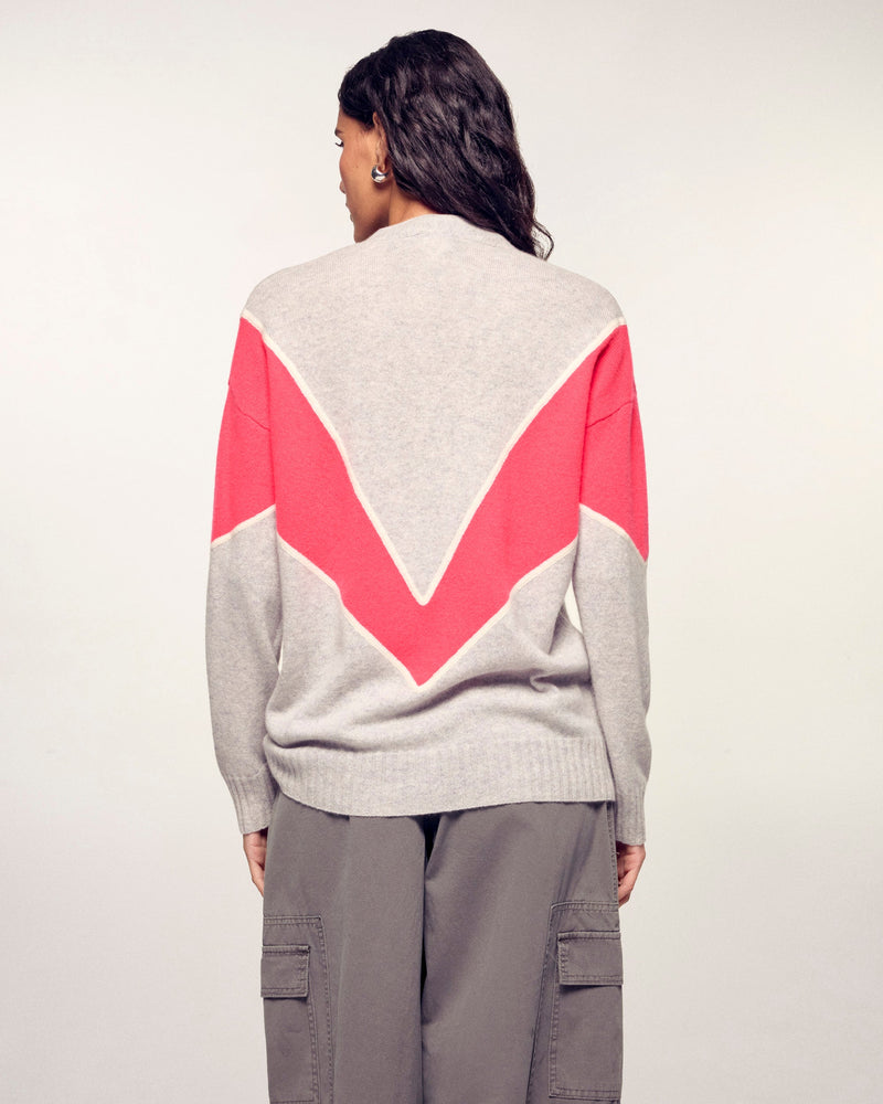 Pull Cardigan Color Block