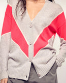 Pull Cardigan Color Block
