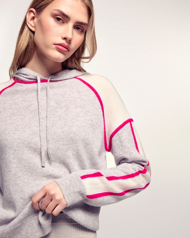 Pull Hoodie Tricolore