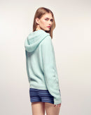 Pull Hoodie Cordons À Bijoux Dorés