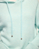 Pull Hoodie Cordons À Bijoux Dorés