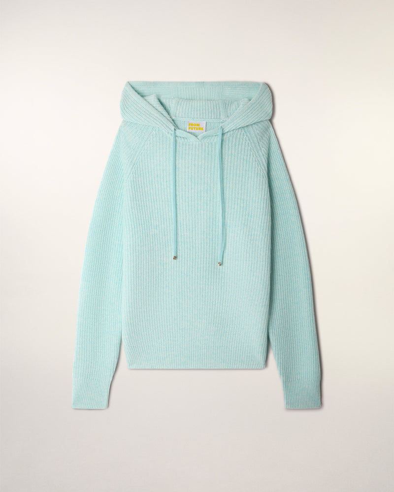 Pull Hoodie Cordons À Bijoux Dorés