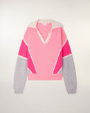 Pull Col Polo Color Block