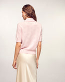 Pull Col Polo Ajouré Cœur