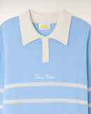 Pull Col Polo À Bandes