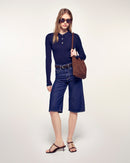 Pull Col Polo Boutons Fantaisie