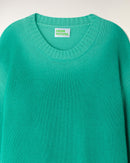 Pull Col Rond Effet Spray