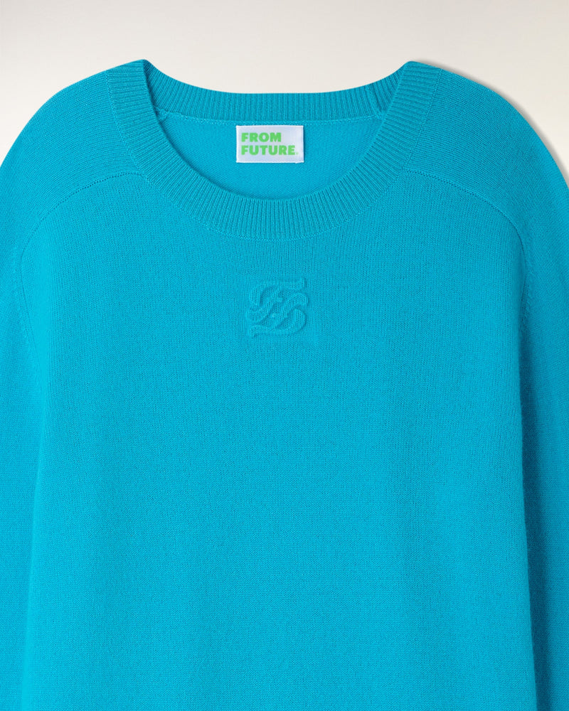 Pull Col Rond Logo Relief