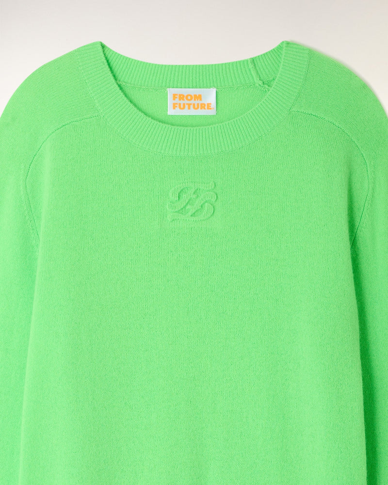 Pull Col Rond Logo Relief