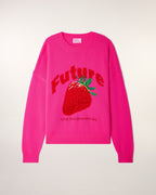 Pull Col Rond Motif Future Intarsia