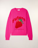 Pull Col Rond Motif Future Intarsia
