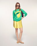Pull Col Rond Motif Future Intarsia