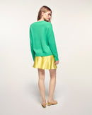 Pull Col Rond Motif Future Intarsia
