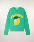 Pull Col Rond Motif Future Intarsia