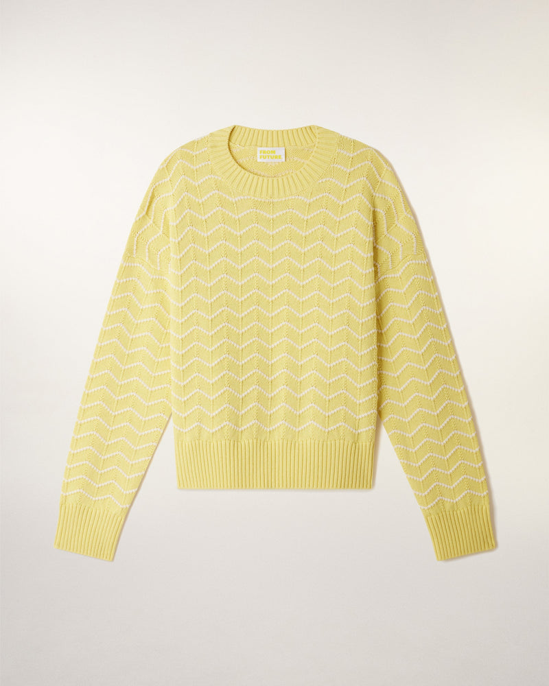 Pull Col Rond Bicolore