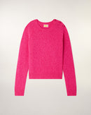 Pull Col Rond Boutons Cœur