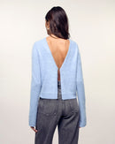 Cardigan Court Cachemire Brossé Fermeture Bijou