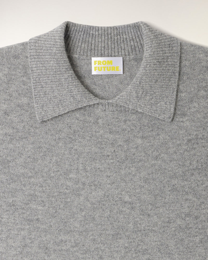 Pull Sans Manches Col Polo