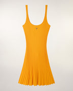 Robe Courte Bretelles Plaque Metallique "Ff"