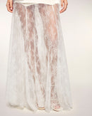 Robe Longue Bustier À Dentelle