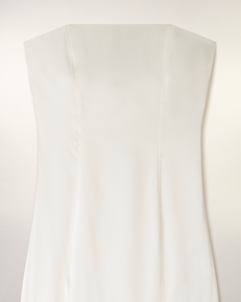 Robe Longue Bustier À Dentelle