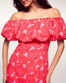 Robe Courte Col Bardot