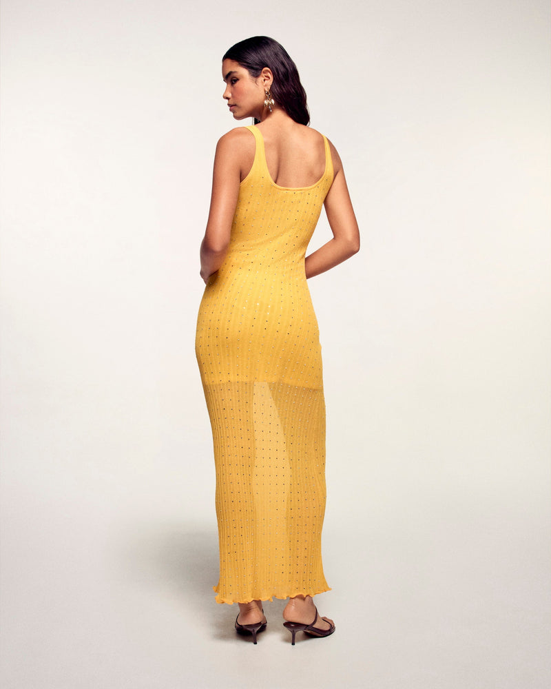 Robe Longue À Strass