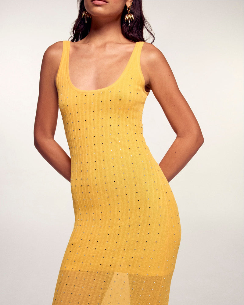 Robe Longue À Strass