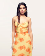 Vestido largo con tirantes