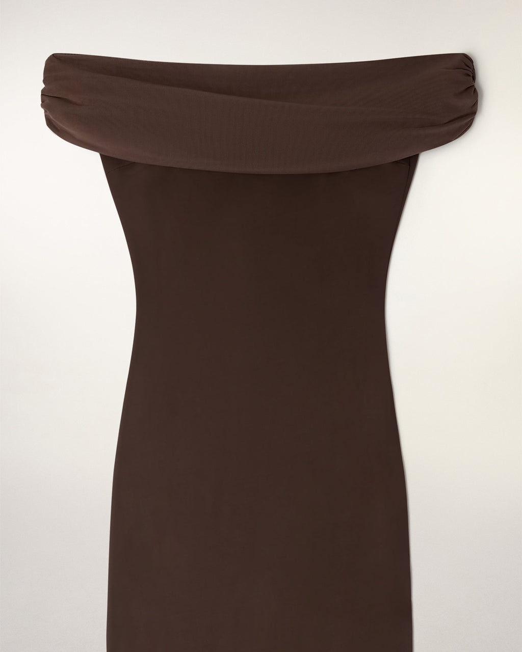 Robe Longue Bardot Drapé