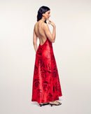 Robe Longue Bretelles Dos Nu