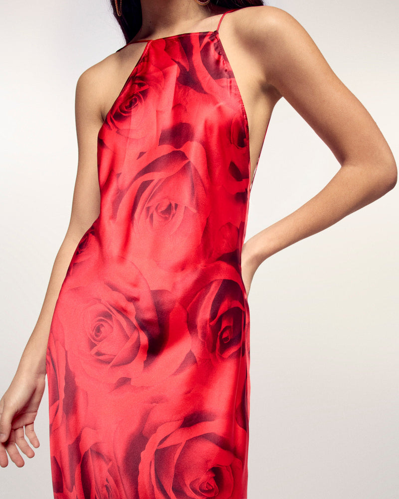 Robe Longue Bretelles Dos Nu