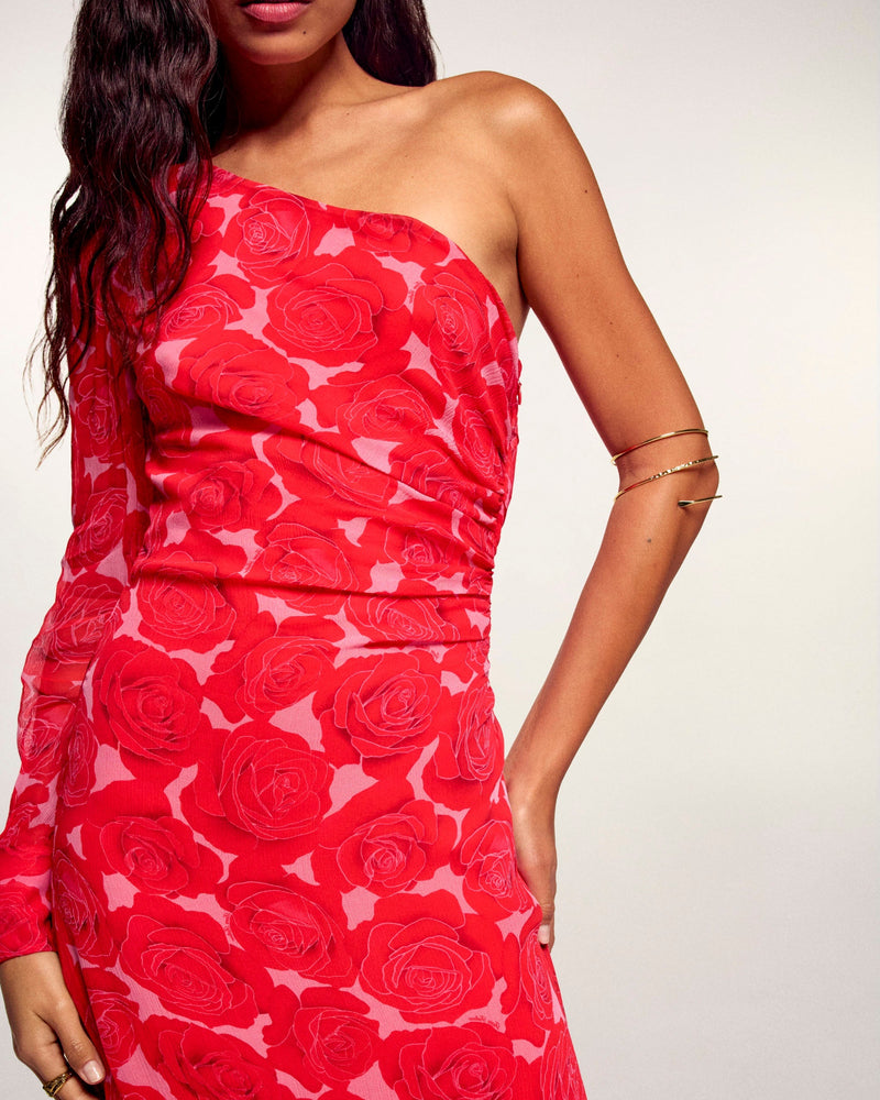 Robe Longue Asymétrique