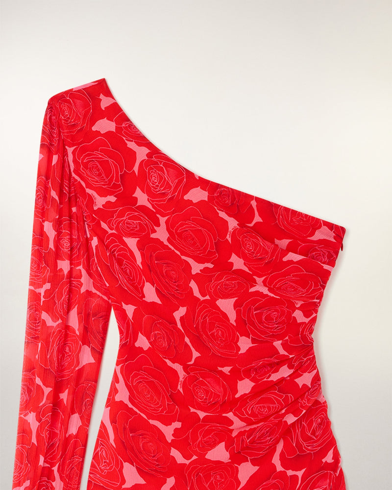 Robe Longue Asymétrique