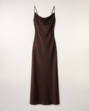Robe Longue Bretelles Col Bénitier