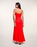 Robe Longue À Bretelles Liens Bijoux