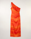 Robe Longue Asymétrique - Sunset Samba