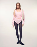 Top Brassière Cachemire Brossé - Cloudy Pink