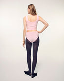 Top Brassière Cachemire Brossé - Cloudy Pink