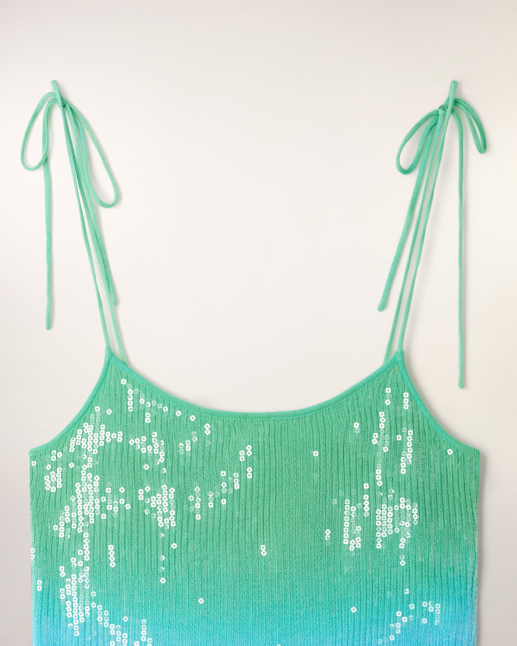 Top Bretelle Dip Dye À Sequins