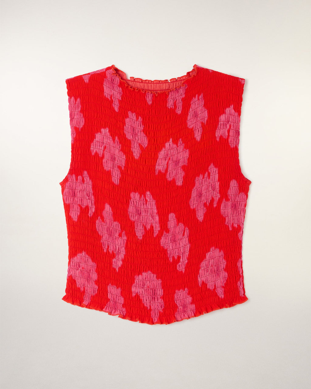 “All Over” Smocked Sleeveless Top