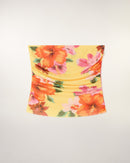 Top Bustier Imprimé Fleurs