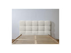 Bed with Solid Slats - Kumo - Natural Wooden Legs