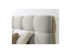 Bed with Solid Slats - Kumo - Natural Wooden Legs